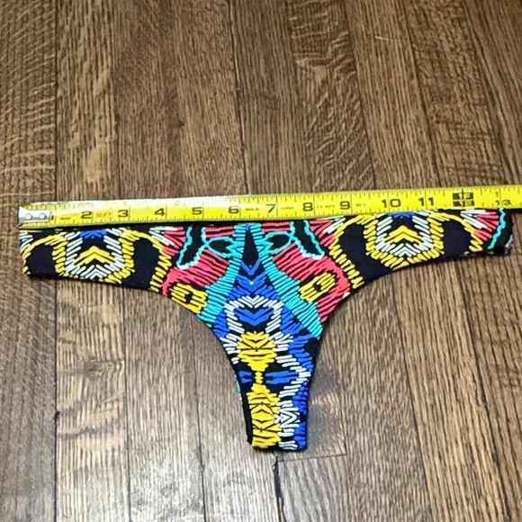 L*Space Colorful Patterned Itsy Bikini Swim Bottoms - Picture 3 of 6